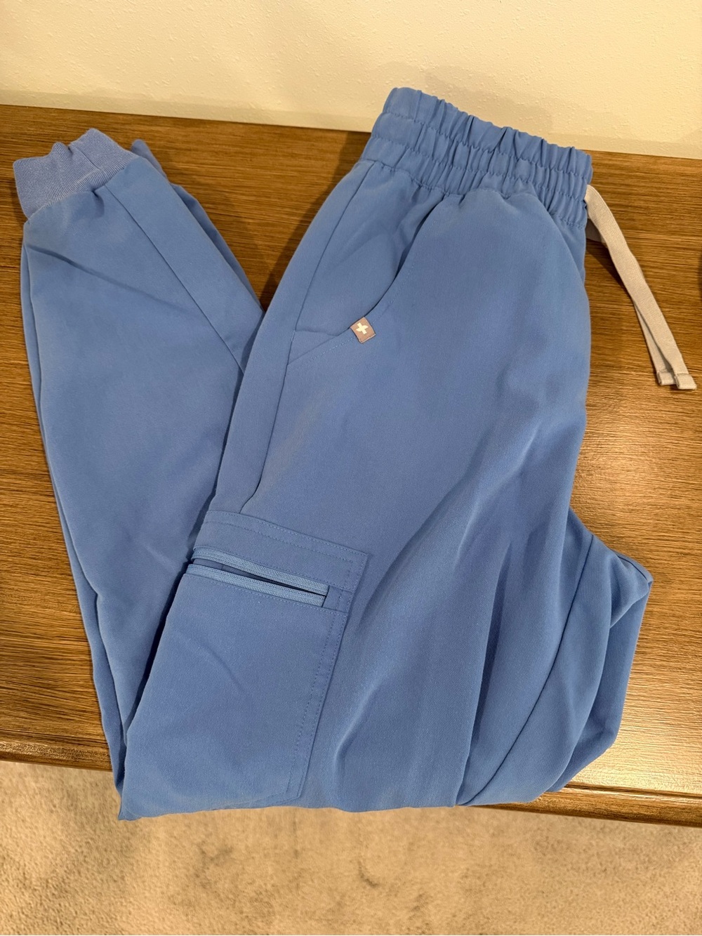 Figs Women's Ceil Blue Ultra High Rise Jogger Pants